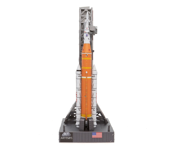 Металева збірна 3D модель Artemis Moon Rocket. Metal Earth (PS2019)