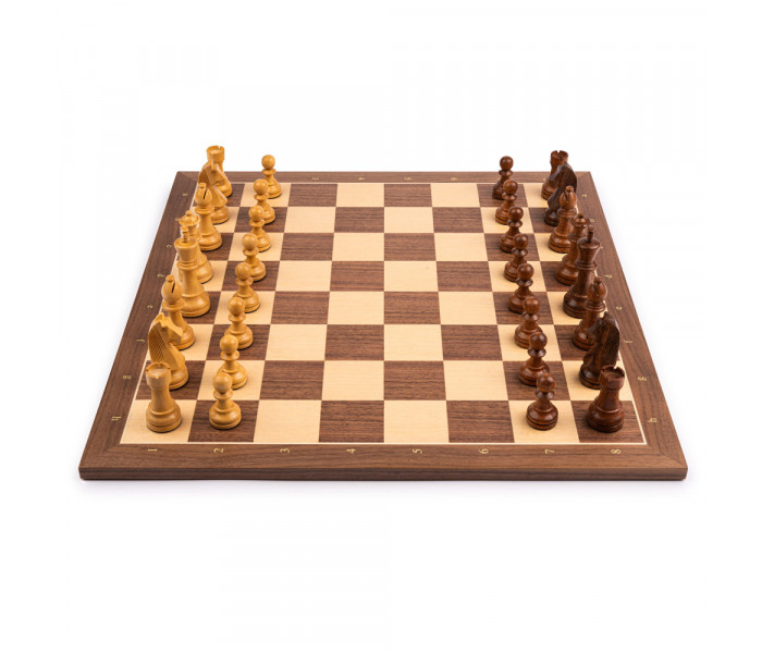 Шахматы Ferrer Waltnut Standard, 50 см, Орех, Акация (S101855+P101695)
