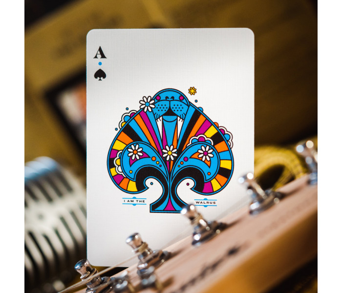 Гральні карти Theory11 Beatles Special Edition Black (foiled back)