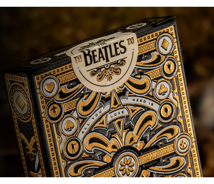 Гральні карти Theory11 Beatles Special Edition Black (foiled back)