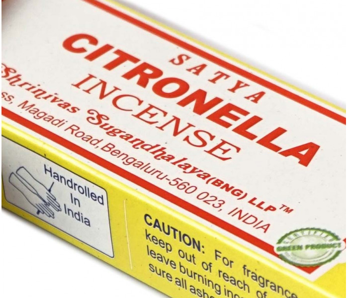 Аромапалички Satya Citronella Цитронелла 15 г. (9130921)
