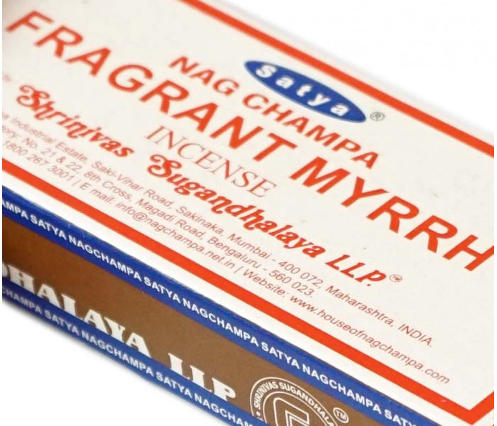 Аромапалички Satya Fragrant Myrrh Ароматна мірра15 г. (9130165)
