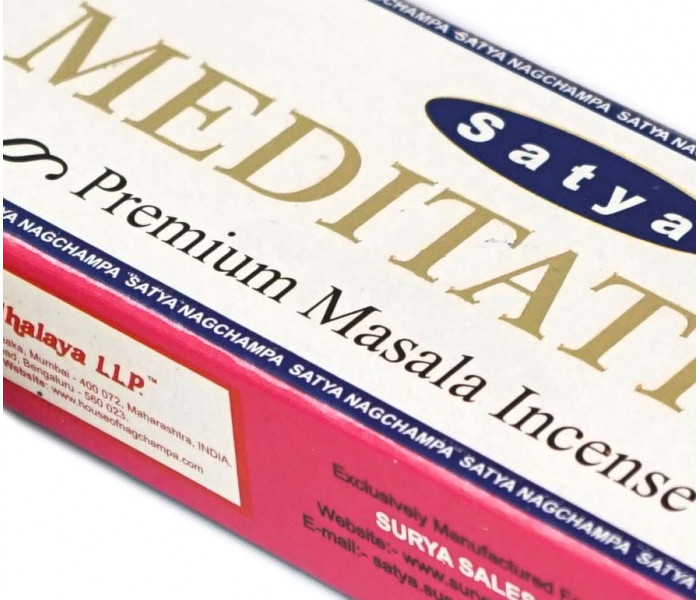 Аромапалочки Satya Premium Meditation Медитация 15 г. (9130078)