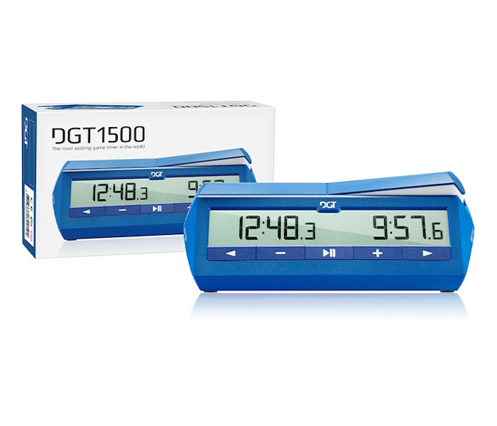 Електронний шаховий годинник DGT 1500 Blue