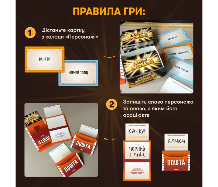 Игра для компании "Секретные персонажи". Orner