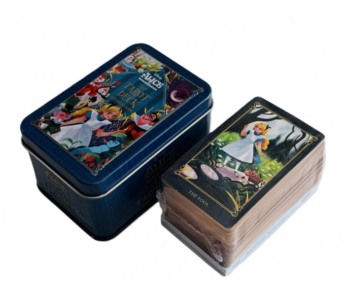 Маленьке Таро Аліси в Країні Чудес - Alice in Wonderland Tarot in Tin. Insight Editions