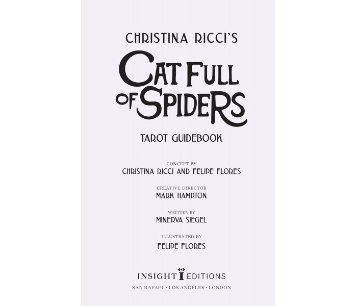 Таро Кота З Павуками  -  Cat Full of Spiders Tarot. Insight Editions