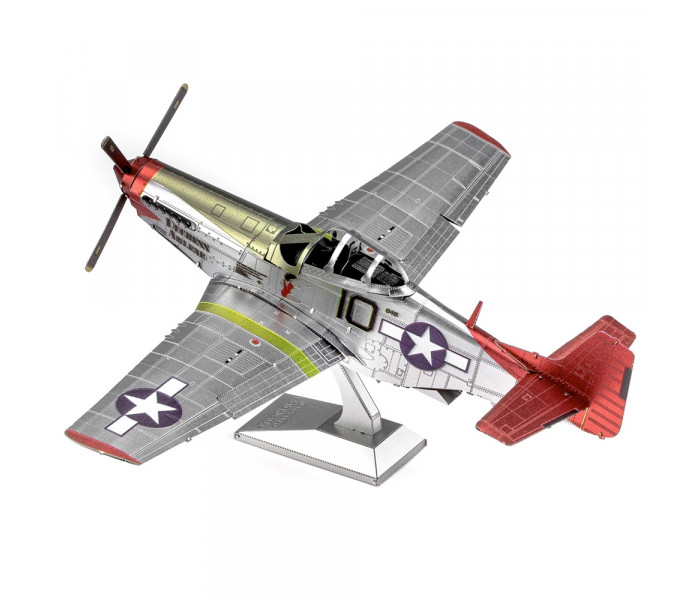 Металева збірна модель Tuskegee Airmen P51-D "Redtail". Metal Earth (ICX142)