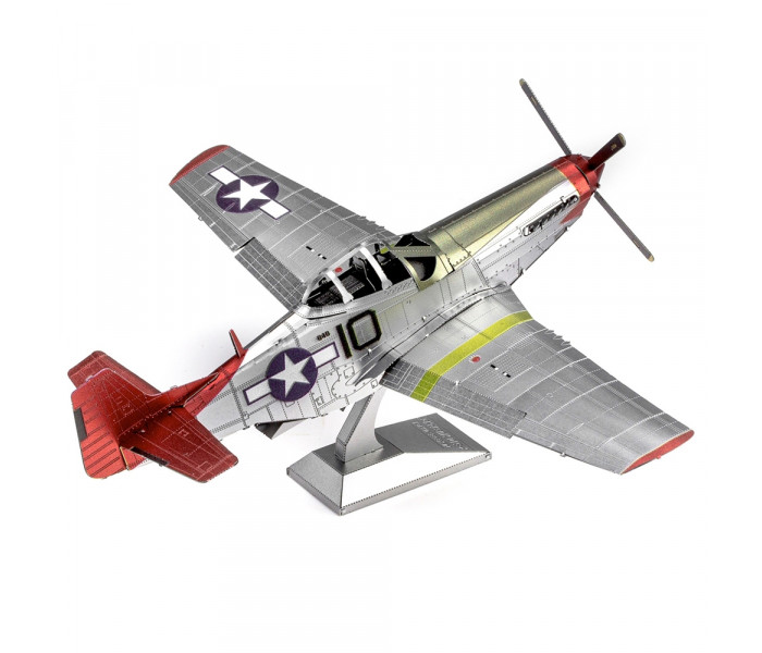 Металева збірна модель Tuskegee Airmen P51-D "Redtail". Metal Earth (ICX142)