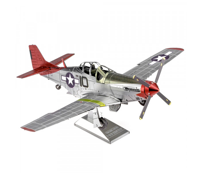 Металева збірна модель Tuskegee Airmen P51-D "Redtail". Metal Earth (ICX142)
