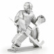 Металлическая сборная модель Hockey Goalie. Metal Earth (ME1042)