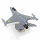 Металлическая сборная модель F-16 Fighting Falcon Ukrainian Air Force. Metal Earth (ME1046U)