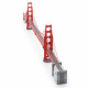 Металлическая сборная модель Golden Gate Bridge in Color. Metal Earth (PS2013)