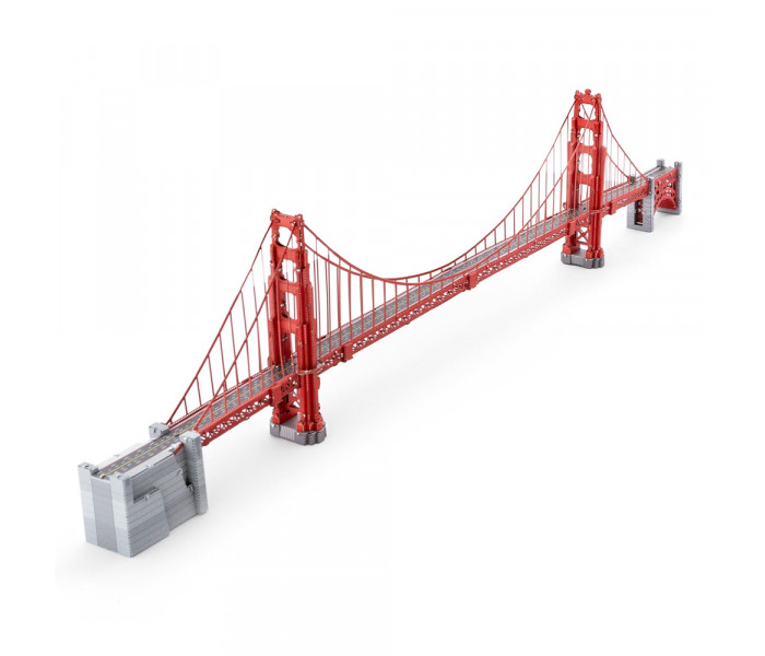 Металлическая сборная модель Golden Gate Bridge in Color. Metal Earth (PS2013)
