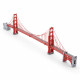 Металлическая сборная модель Golden Gate Bridge in Color. Metal Earth (PS2013)