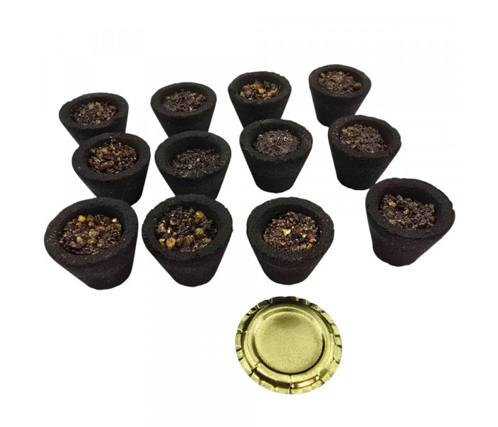 Чаши для окуривания Гуггул – Madhur Guggal Cups 12 шт. HEM (36572)