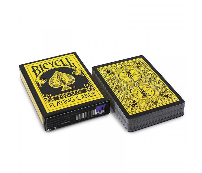 Гральні карти Bicycle Reverse Yellow Black