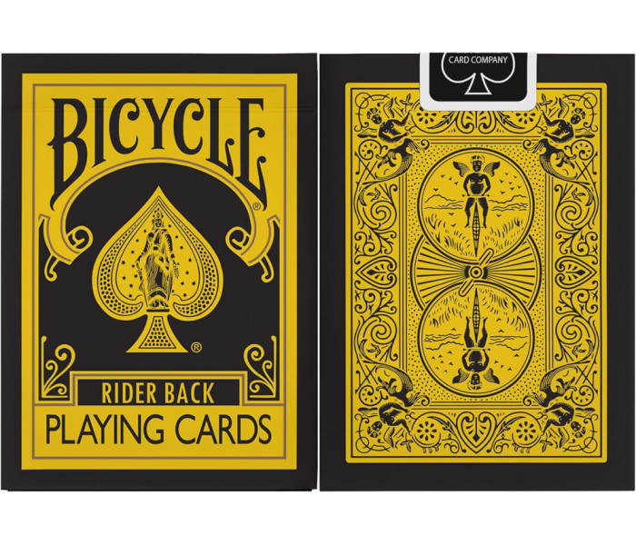 Гральні карти Bicycle Reverse Yellow Black