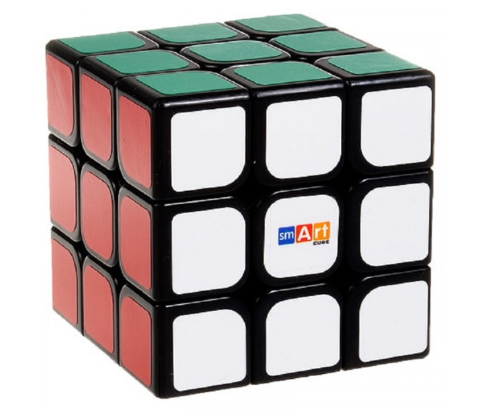 Кубик Рубіка 3х3х3 із чорною основою. Smart Cube. SC300