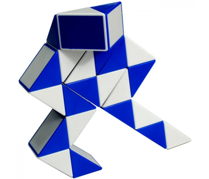 Змейка Рубика (blue-white). Smart Cube. SCT401s