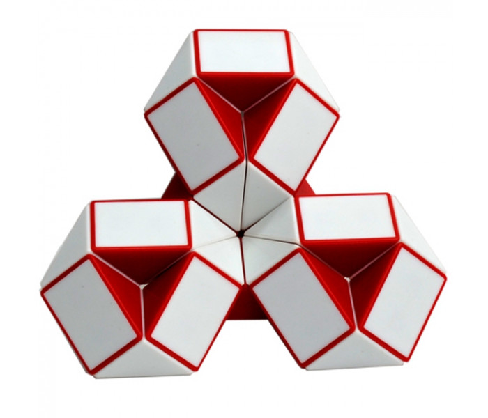 Змейка Рубика (yellow-white). Smart Cube. SCT405s