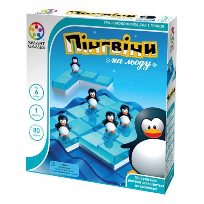 Фото Настольная игра Пінгвіни на льоду (Пингвины на льду). SMART GAMES (SG 155 UKR)