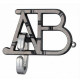 Металлическая головоломка ABC (Алфавит) 1 ур. сложности. Huzzle (515003)