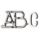 Металлическая головоломка ABC (Алфавит) 1 ур. сложности. Huzzle (515003)