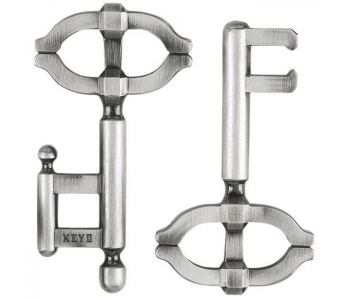 Металлическая головоломка KEY II (Ключ-2) 2 ур. сложности. Huzzle 515012