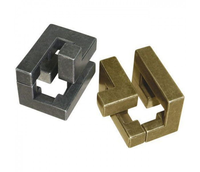 Металлическая головоломка COIL (Куб) 4 ур. сложности. Huzzle 515056
