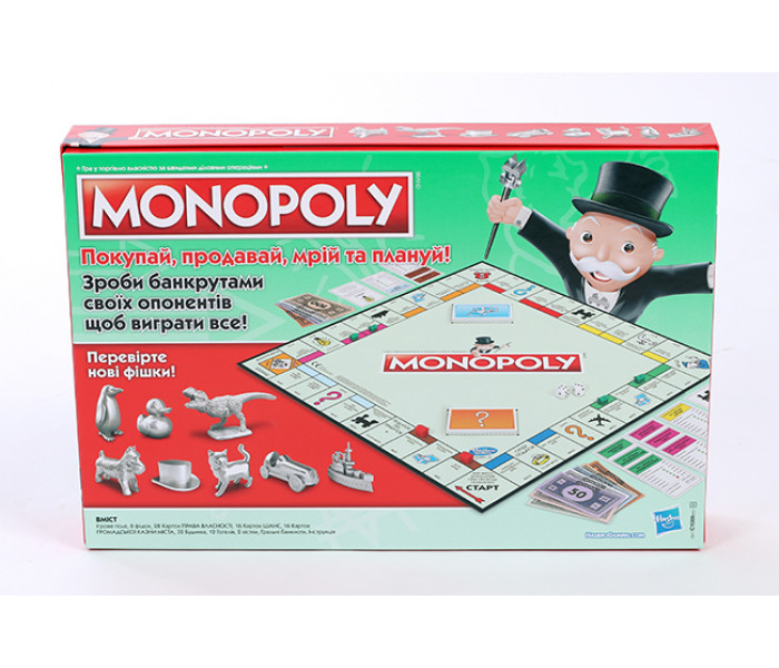 Настільна гра Монополія Україна. Hasbro (C1009657)
