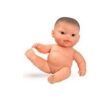 Фото Пупс немовля дівчинка азіатка, без одягу, 22 см, Paola Reina, 31011