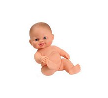 Фото Пупс немовля дівчинка європейка із зубками, без одягу, 22 см, Paola Reina, 31007
