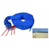 Фото 1 - Розмітка майданчика пляжного волейболу Стандарт ZELART UR SO-5278 (р-р 8х16м, шир.стрічки-5см, 4шт мет.кріп.)