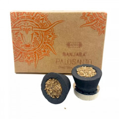 Ритуальные чаши для окуривания Пало Санто Banjara - Ritual Resin Smudge Cups Palo Santo Banjara. AW Gifts