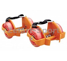 Фото Ролики на п’яту Flashing Roller SK-166-OR оранжевий (пластик, колесо PU світ., 3 лампи, ABEC-5)