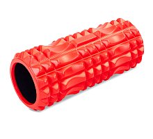 Фото Роллер для йоги та пілатесу (мфр рол) Grid Spine Roller Zelart FI-5712 33см кольори в асортименті