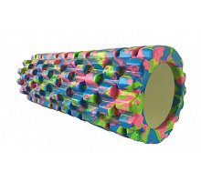 Фото Роллер масажний (Grid Roller) для йоги, мультиколор FI-4940-3 (d-14,5 см, l-33 см, синій-салатовий)