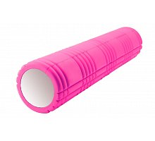Фото Роллер масажний (Grid Roller) для йоги, пілатесу, фітн. FI-4941-4 (d-14,5см, l-61см, рожевий)