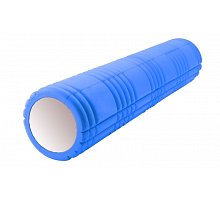 Фото Роллер масажний (Grid Roller) для йоги, пілатесу, фітн. FI-4941-5 (d-14,5см, l-61см, синій)