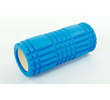 Фото Роллер масажний (Grid Roller) для йоги, пілатесу, фітн. FI-6277-5 (d-14,5см, l-33см, синій)