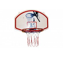 Фото Щит баскетбольний з кільцем та сіткою BA-3522 (щит-PP р-р 90x60см, кільце-сталь (12мм) d-42см)