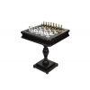 Фото 1 - Шаховий стіл Italfama Orientale, 58 x 58 см, фігури латунь, позолота, срібло (154GSBN+TAV86BG-N)