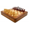 Фото 1 - Шахи та шашки Italfama Staunton Marrone, 25 x 25 см, фігури дерево (G1037D)