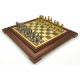 Шахматы Italfama Camelot, 35 x 35 см, фигуры цинк, латунь, никель (72M+250BW)