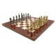 Шахматы Italfama Camelot Rosso, 42 x 42 см, фигуры цинк, латунь, никель (50M+721RL)
