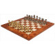 Шахматы Italfama Staunton Marrone, 42 x 42 см, фигуры цинк, латунь, никель (70M+721R)