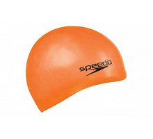 Фото Шапочка для плавання SPEEDO 8709841911 PLAIN MOULDED SILICONE CAP (силікон, оранжевий)