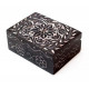 Шкатулка каменная крашеная 10x7,5x4см. NO.-210. Агальматолит (9170391)