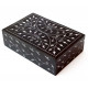 Шкатулка каменная крашеная 15x10x4см. NO.-169. Агальматолит (9170358)